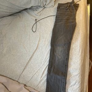Zara faded black/charcoal skinny jeans